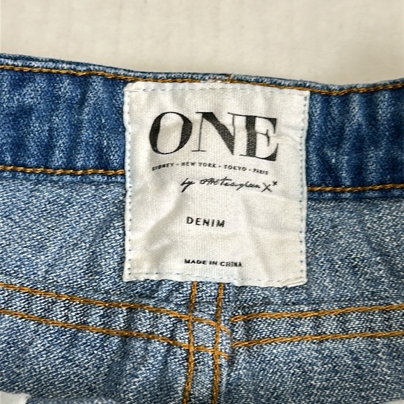 One by One Teaspoon Frankies Mid Length Slouch Short Women’s Size 25 Low Rise - Picture 5 of 12